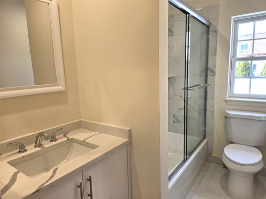 Bathroom, Glass Shower, Interior, Marble Walls
