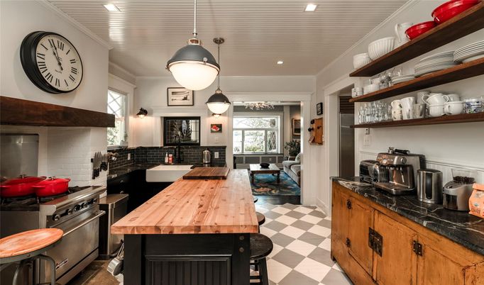 Interior, Kitchen, Pendant Lights, Recessed Lighting