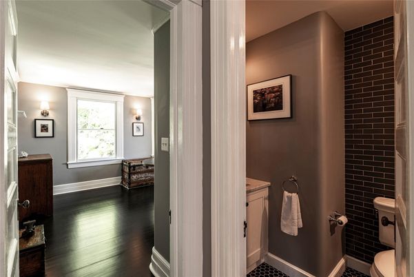 Bathroom, Interior, Wood Texture Flooring