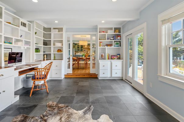 Home Office, Interior, Recessed Lighting
