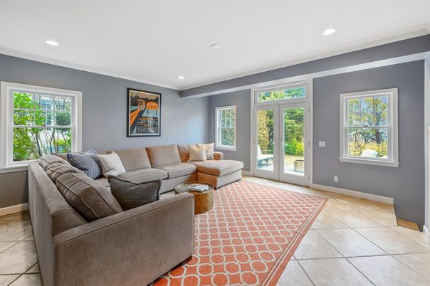 Interior, Living room, Recessed Lighting