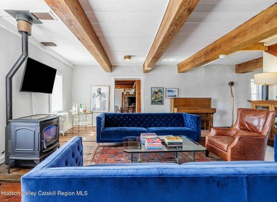 Fireplace, Interior, Living room, Wooden Beams