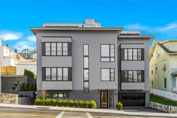 Attached, Exterior, Facade, Modern