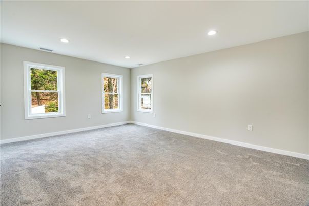 Empty room, Interior, Recessed Lighting