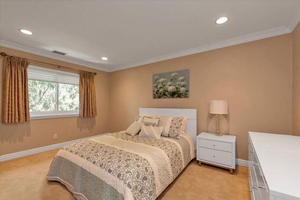 Bedroom, Interior, Recessed Lighting