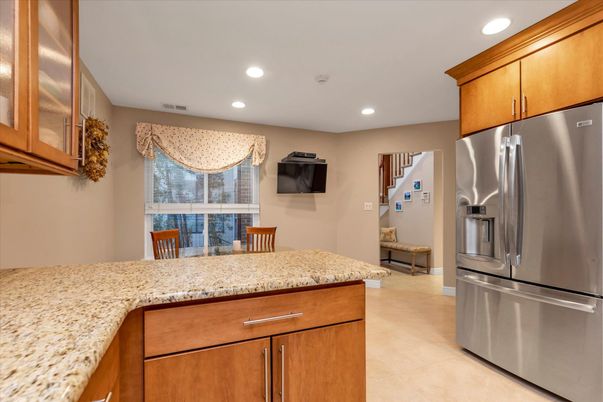 Interior, Kitchen, Recessed Lighting, Stainless Steel Appliances