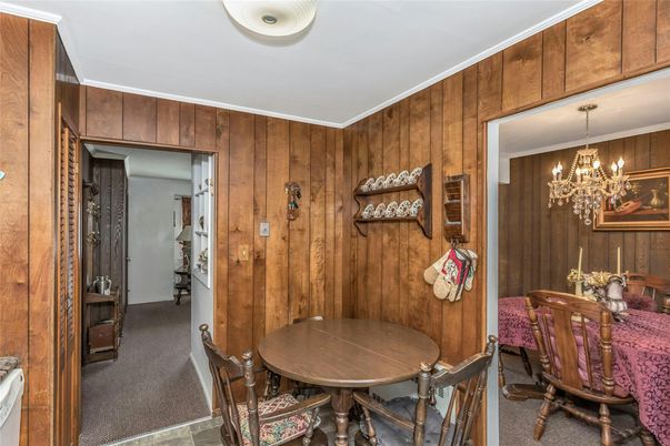 Chandelier, Dining room, Interior, Wooden Walls