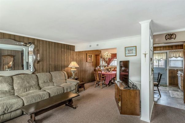 Chandelier, Dining room, Fireplace, Interior, Living room