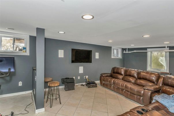 Interior, Living room, Recessed Lighting