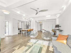 Dining room, Interior, Kitchen, Stainless Steel Appliances, Wood Texture Flooring