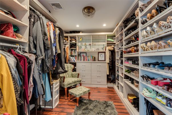 Interior, Recessed Lighting, Walk-in Closets, Wood Texture Flooring
