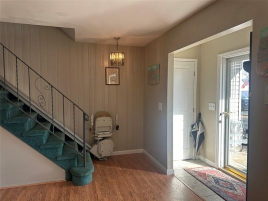 Chandelier, Interior, Wood Texture Flooring