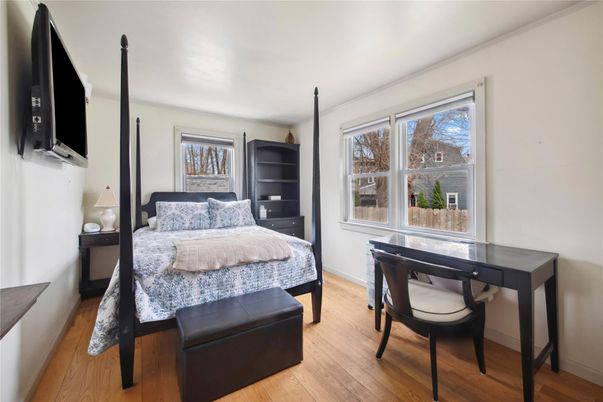 Bedroom, Home Office, Interior, Wood Texture Flooring