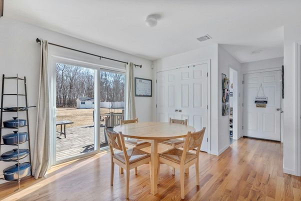 Dining room, Interior, Wood Texture Flooring