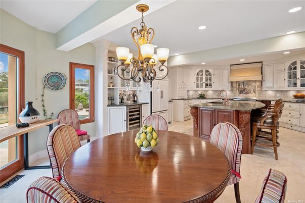 Chandelier, Dining room, Interior, Kitchen, Recessed Lighting