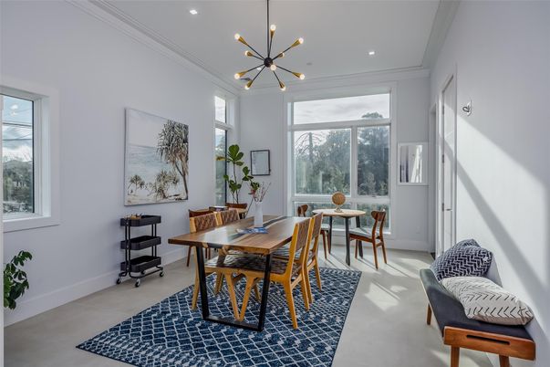 Dining room, Interior, Pendant Lights, Recessed Lighting