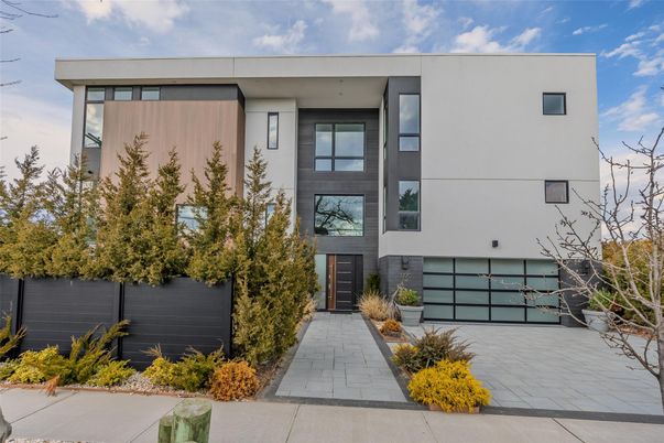 Attached, Exterior, Facade, Modern