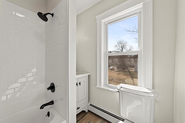 Bathroom, Interior, Wood Texture Flooring