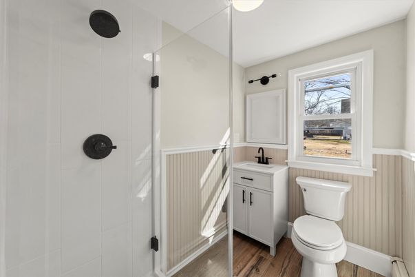 Bathroom, Interior, Wood Texture Flooring