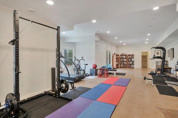 Fitness Equipment, Interior, Recessed Lighting