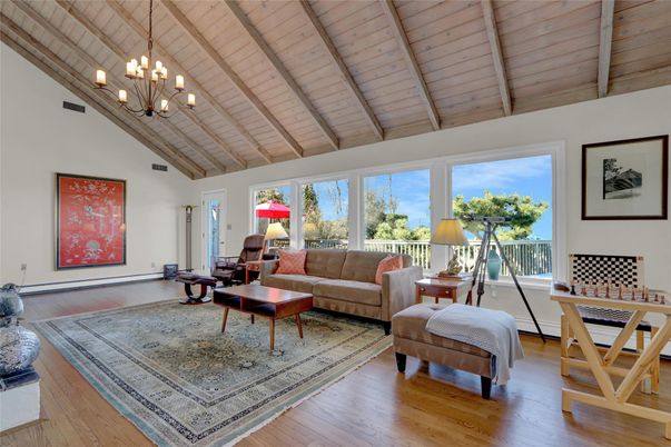 Chandelier, Interior, Living room, Pendant Lights, Wooden Beams, Wooden Ceilings, Wood Texture Flooring