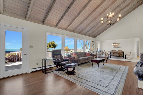Chandelier, Dining room, Interior, Living room, Pendant Lights, Wooden Ceilings, Wood Texture Flooring