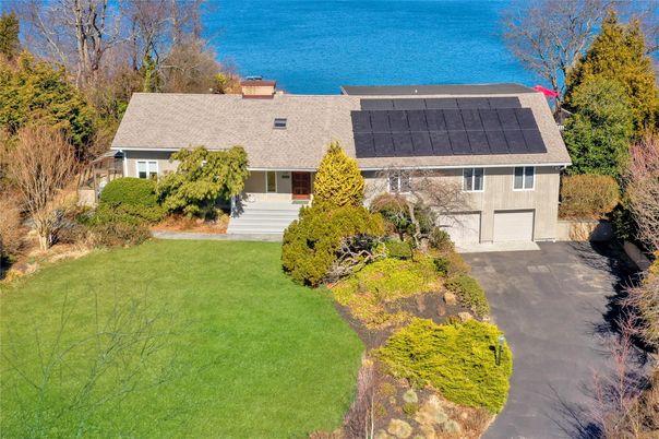 Attached, Exterior, Facade, Solar Panels, Water, Cape Cod