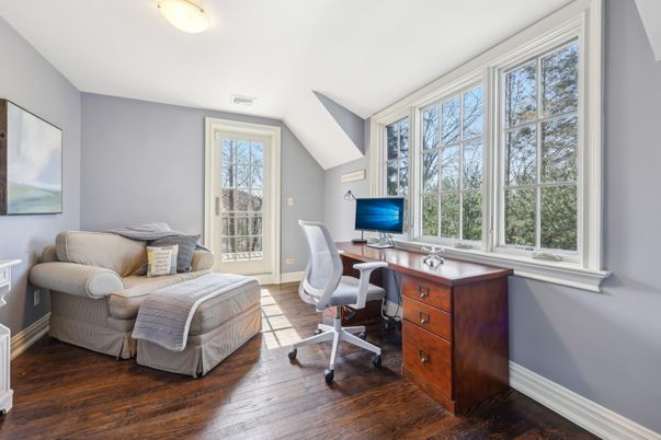 Home Office, Interior, Wood Texture Flooring