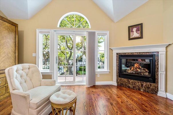 Fireplace, Interior, Wood Texture Flooring