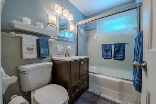 Bathroom, Glass Shower, Interior