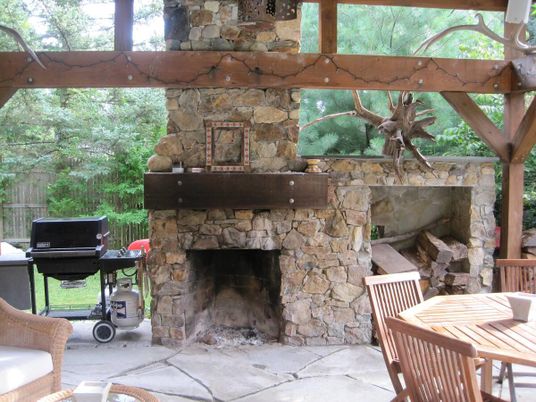 Exterior, Fireplace