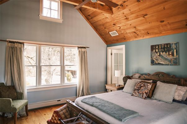 Bedroom, Interior, Wooden Beams, Wooden Ceilings, Wood Texture Flooring