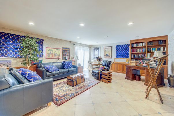 Interior, Living room, Recessed Lighting