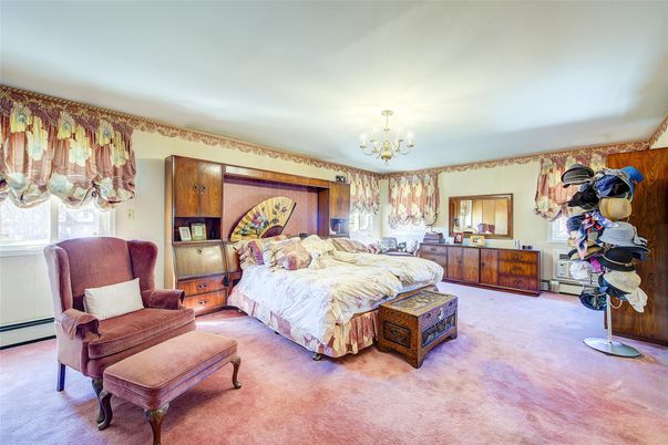 Bedroom, Chandelier, Interior