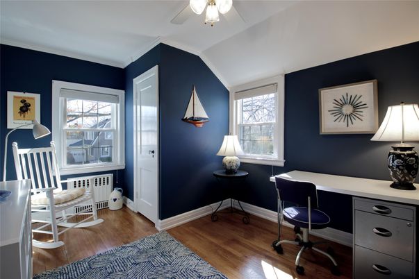Home Office, Interior, Wood Texture Flooring