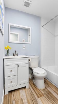 Bathroom, Interior, Wood Texture Flooring