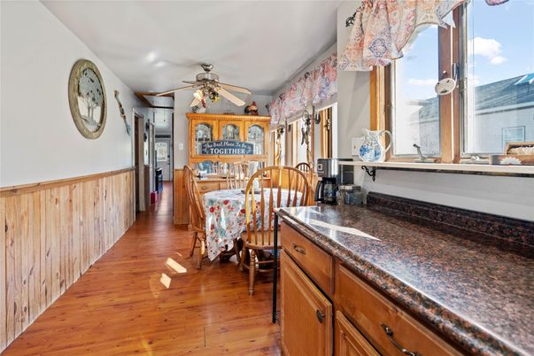 Dining room, Interior, Wood Texture Flooring