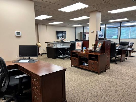 Home Office, Interior, Recessed Lighting