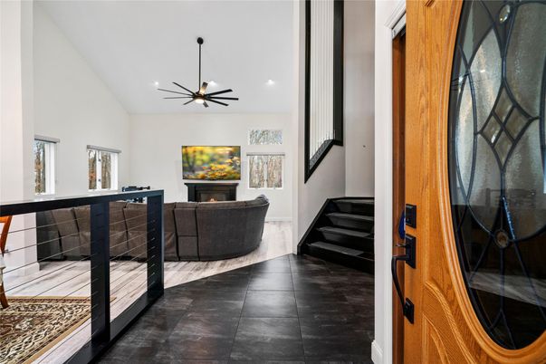 Fireplace, Interior, Living room, Recessed Lighting