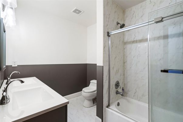 Bathroom, Glass Shower, Interior, Marble, Marble Walls