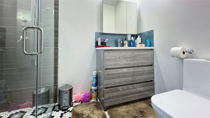 Bathroom, Glass Shower, Interior