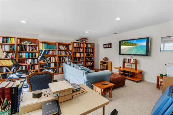 Home Office, Interior, Recessed Lighting