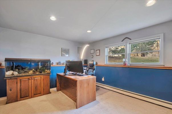 Home Office, Interior, Recessed Lighting