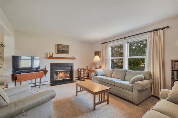 Fireplace, Interior, Living room, Piano