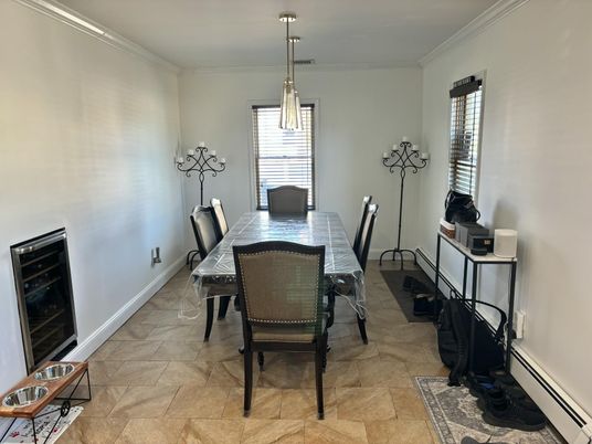 Dining room, Interior, Pendant Lights