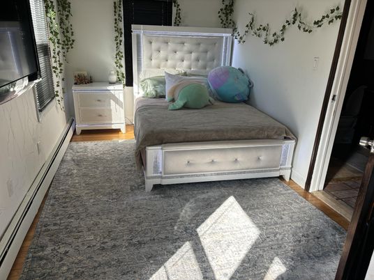 Bedroom, Interior, Wood Texture Flooring