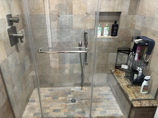 Bathroom, Glass Shower, Interior