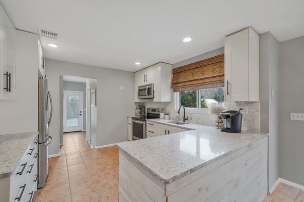Interior, Kitchen, Recessed Lighting, Stainless Steel Appliances