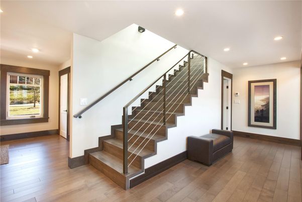 Interior, Recessed Lighting, Wood Texture Flooring