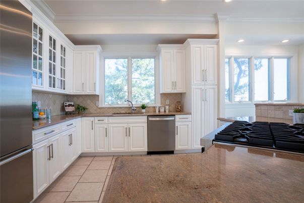 Interior, Kitchen, Recessed Lighting, Stainless Steel Appliances